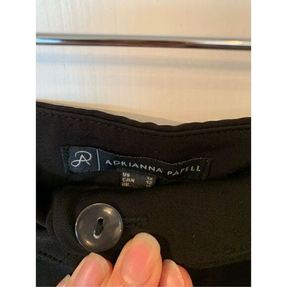 Andrianna papell black dress pants size 12 - Picture 2 of 6